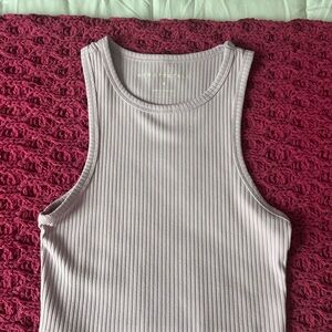 Aeropostale Ribbed Sleeveless Top - Light Purple